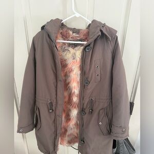 Steve Madden Ski Jacket with Fur